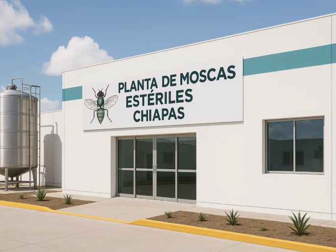 INAUGURAN EN CHIAPAS PLANTA DE MOSCAS ESTÉRILES PARA COMBATIR AL GUSANO BARRENADOR