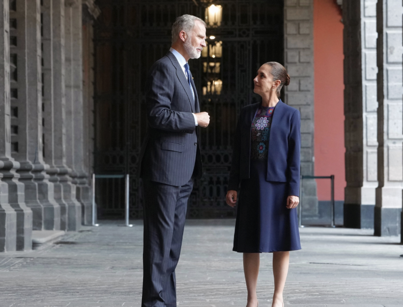 TRAS PAUSA IMPUESTA POR AMLO, SHEINBAUM Y REY FELIPE VI NORMALIZAN RELACIONES MÉXICO-ESPAÑA