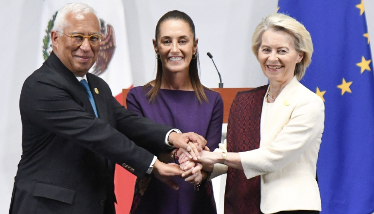 EL ACUERDO COMERCIAL CON LA UNIÓN EUROPEA AMPLÍA EL ESPECTRO DE MÉXICO: SHEINBAUM