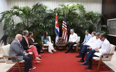 DÍAZ-CANEL EXPLICA A CONGRESISTAS DE EU EL «GRAVE DAÑO» DE LAS SANCIONES CONTRA CUBA
