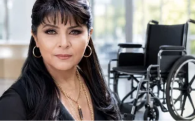 PROBLEMAS DE SALUD OBLIGAN A LA ACTRIZ VICTORIA RUFFO A MOVERSE EN SILLA DE RUEDAS