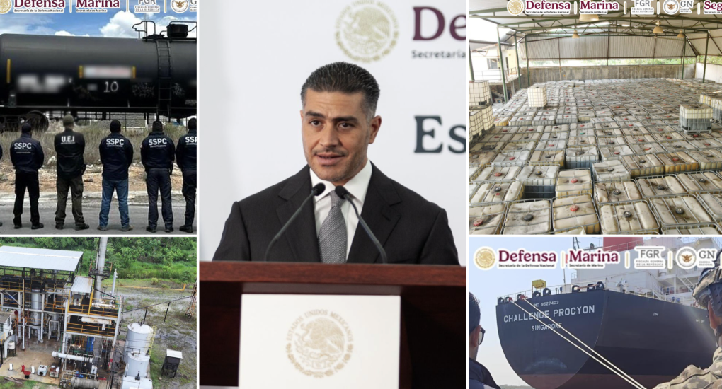 GABINETE DE SEGURIDAD HA DADO IMPORTANTES PASOS EN COMBATE AL HUACHICOL FISCAL