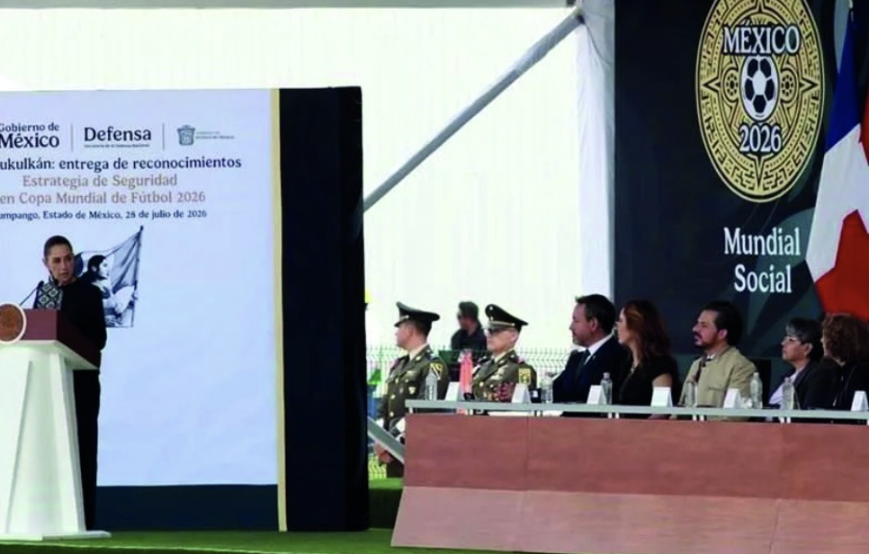 EN EL MUNDIAL DE FÙTBOL, MÉXICO MOSTRÓ EL ROSTRO DE UN PAÍS EN PAZ, CONFIABLE Y FORTALECIDO: SHEINBAUM