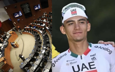 COMISIÓN PERMANENTE RECONOCE PODIO DEL CICLISTA ISAAC DEL TORO EN EL TOUR DE FRANCIA