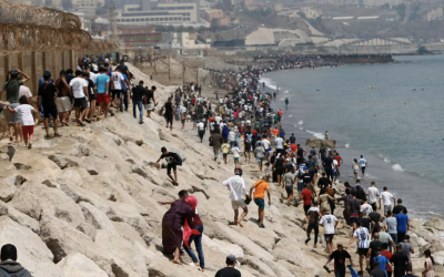 ESPAÑA DETECTÓ A MIEMBROS DEL SERVICIO DE INTELIGENCIA MARROQUÍ ENTRE MIGRANTES DE CEUTA