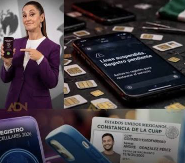 MAÑANA SE SUSPENDERÁN LÍNEAS TELEFÓNICAS NO VINCULADAS A LA CURP; SON LAS QUE TERMINAN EN 0