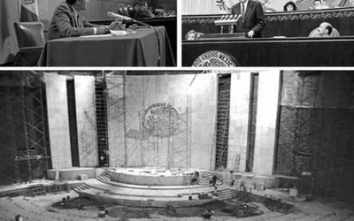 RESCATAN ARCHIVO DE FOTOS HISTÓRICAS QUE ESTABA ARRUMBADO EN LA CÁMARA DE DIPUTADOS