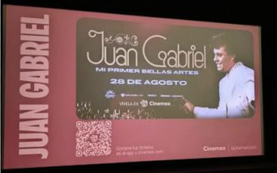 LA CADENA CINEMEX LLEVA A LA PANTALLA GRANDE «JUAN GABRIEL: MI PRIMER BELLAS ARTES»