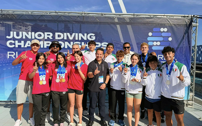 MÉXICO CIERRA SEGUNDO EN EL MEDALLERO DEL MUNDIAL JUVENIL DE CLAVADOS EN CROACIA CON 12 PRESEAS