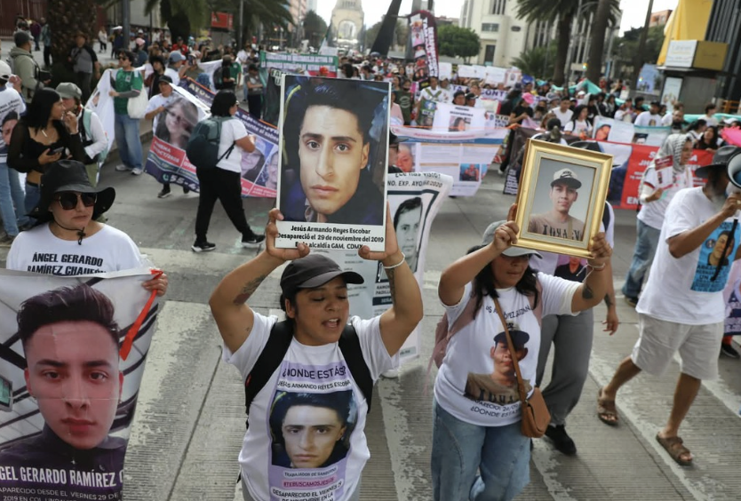EN CDMX, MORELOS, JALISCO Y TAMAULIPAS, COLECTIVOS CLAMAN JUSTICIA POR DESAPARECIDOS