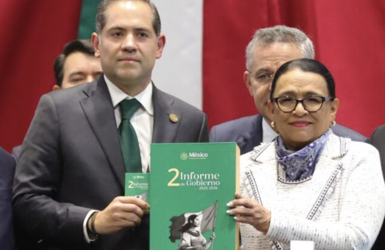 CONGRESO RECIBE POR ESCRITO 2° INFORME DE GOBIERNO DE LA PRESIDENTA CLAUDIA SHEINBAUM