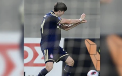 “HORMIGA” GONZÁLEZ ANOTA SU PRIMER GOL CON EL OLYMPIACOS DE GRECIA EN GOLEADA 4-0