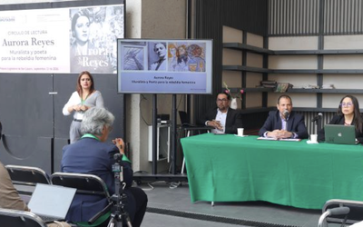 DIPUTADOS REALIZAN EL CÍRCULO DE LECTURA «AURORA REYES, MURALISTA Y POETA PARA LA REBELDÍA FEMENINA»