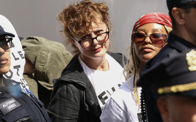 LA ACTRIZ SUSAN SARANDON ES DETENIDA EN NUEVA YORK DURANTE PROTESTA CONTRA NETANYAHU
