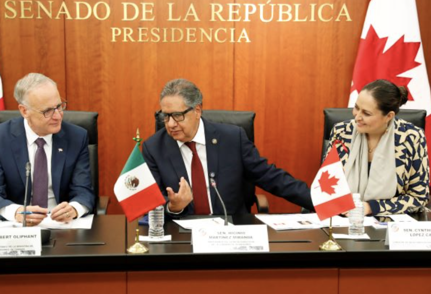 MÉXICO Y CANADÁ COINCIDEN EN EL RESPETO A LA SOBERANÍA DE LAS NACIONES, AFIRMA HIGINIO MARTÍNEZ