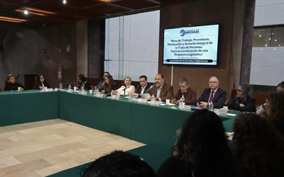 REALIZAN MESA DE TRABAJO “PREVENCIÓN, PERSECUCIÓN Y ATENCIÓN INTEGRAL DE LA TRATA DE PERSONAS”