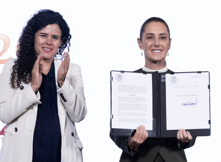 SHEINBAUM FIRMA DECRETO PARA QUE PLATAFORMAS DIGITALES RETIREN CONTENIDOS QUE PROMUEVAN LA VIOLENCIA