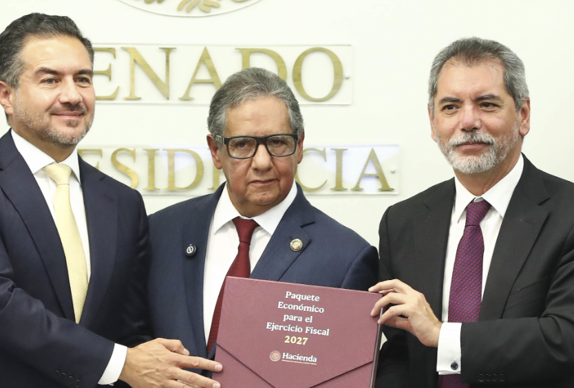 SENADO DA TRÁMITE LEGISLATIVO A PROYECTO DE LEY DE INGRESOS PARA EL EJERCICIO FISCAL 2027