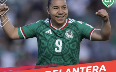 LA MEXICANA CHARLYN CORRAL FUE DECLARADA LA MEJOR DELANTERA DEL MUNDO ESTE AÑO