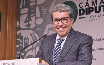 DESIGNACIÓN DE LA PRESIDENCIA DEL INE SERÁ CON APEGO A LA LEY Y LA CONSTITUCIÓN: RICARDO MONREAL